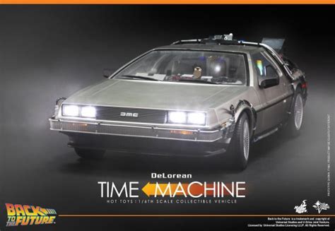 Hot Toys Back To The Future DeLorean Time Machine Plastic And Plush