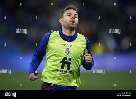 Asier Illarramendi Of Real Sociedad During The Warm Up Before The La