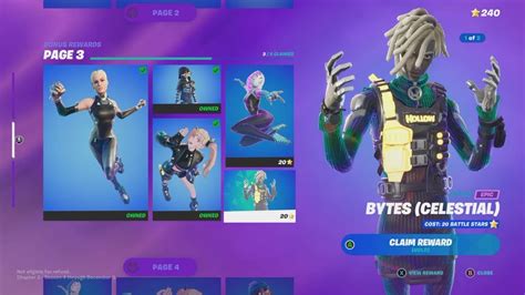 How To Unlock Bytes Celestial In Fortnite Battle Pass Bonus Rewards