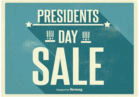 Vintage Presidents Day Sale Poster - Download Free Vector Art, Stock Graphics & Images