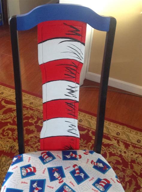 Dr Seuss Chair Hand Painted All New Materials Sold Kids Rocking