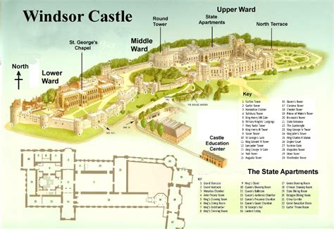 Windsor Castle Private Apartments Floor Plan - James Hakewill (1778 ...