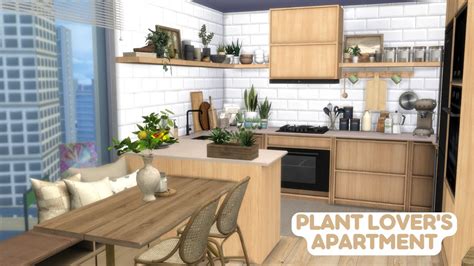 Plant Lover S Apartment The Sims Speed Build Dl Cc Youtube