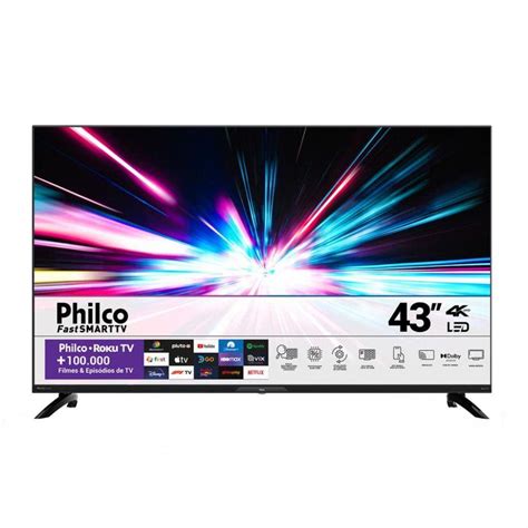 Smart Tv Led Uhd K Philco Ptv G Agbls Inteligencia Artificial