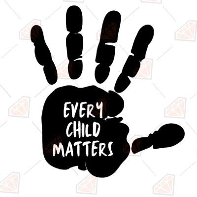 Every Child Matters Svg Cut Files, Child Matters Handprint Png | PremiumSVG