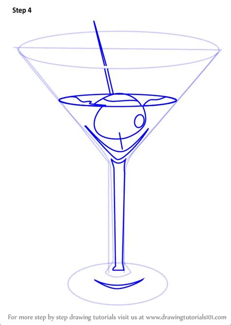 Step By Step How To Draw A Martini