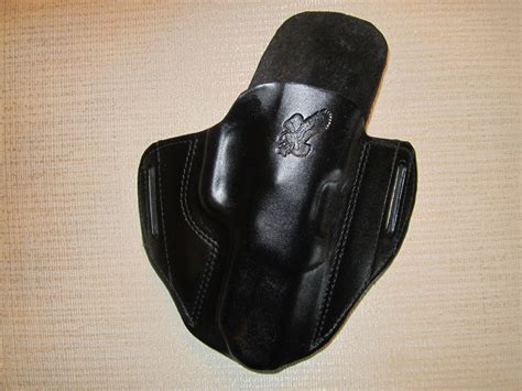 Item 632 Fnh Fn 57 Formed Leather Pancake Owb Belt Holster