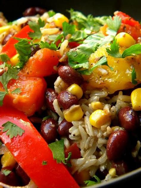 Caribbean Black Beans And Rice Vegan Lunch Recipes Black Beans And Rice Indian Food Recipes