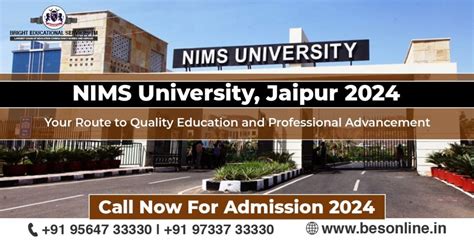 Nims University Jaipur 2024 Your Route To Quality Education And