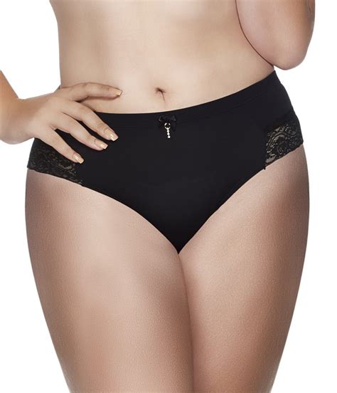 Calcinha Cavada Renda Liebe Nude Plus 701501 Lingerie Br