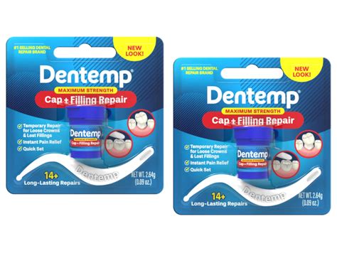 Dentemp Maximum Strength Lost Filling And Loose Cap Repair Kit For