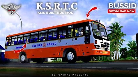 Updated Kms Built Ksrtc Bus Mod For Bussid Bussid New Updated Bus