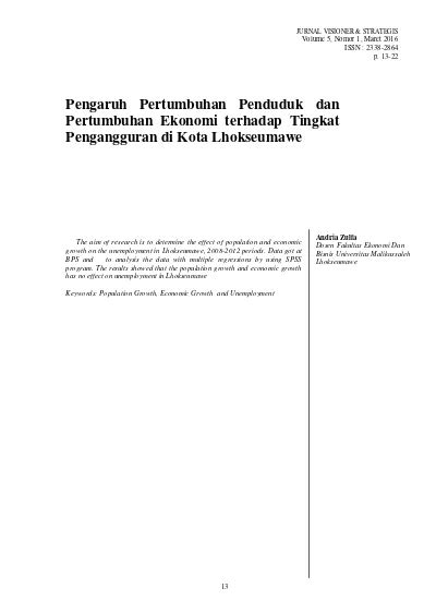 Top PDF Teori Pertumbuhan Penduduk Ekonomi Menurut Adam 123dok