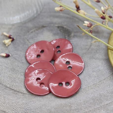 Glossy Buttons Terracotta Atelier Brunette