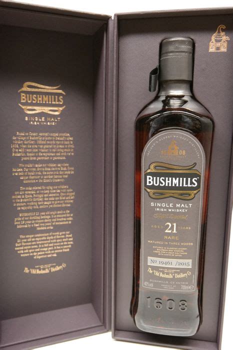 Bushmills Single Malt Irish Whisky Aged 21 Years Catawiki