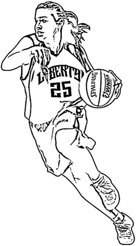 Print & Download - Interesting Basketball Coloring Pages