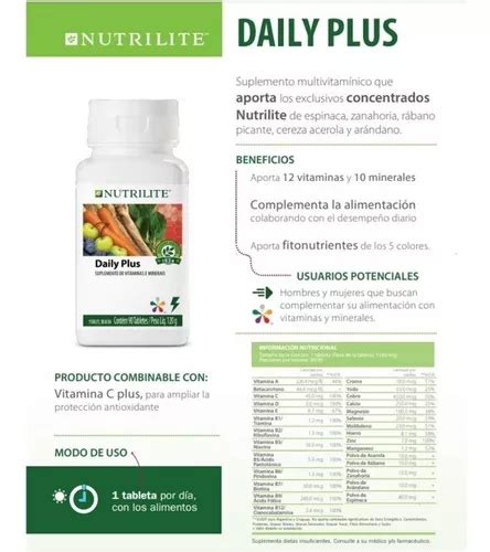 Daily Plus Multivitaminico Nutrilite X 90 Comprimidos En Venta En