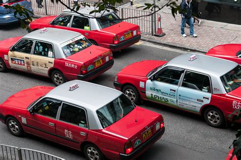 Taxis In Hong Kong Central Anna Michal Flickr