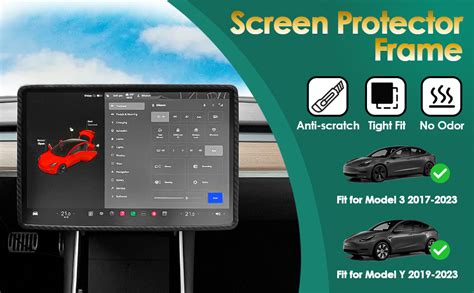 Amazon Onkentet Screen Protector Frame Compatible With Tesla Model