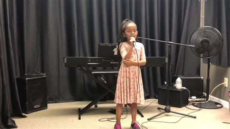 Mia Soleil Sanchez Singing “how Far I’ll Go” Youtube