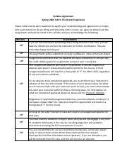 Ujjwal UNIV CI101 Syllabus Agreement Pdf Syllabus Agreement Spring