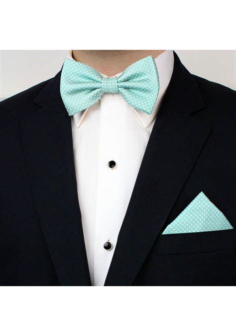 Bow Tie Set Seamist Colored Bow Tie Pocket Square Set Bows N