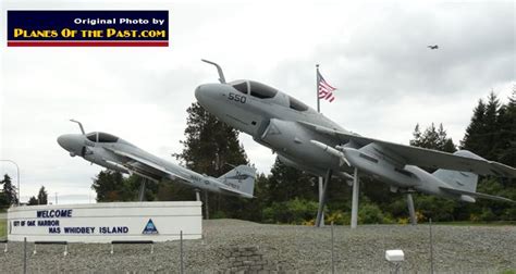 Whidbey Island Naval Air Station Aircraft Display A 6 Intruder And Ea