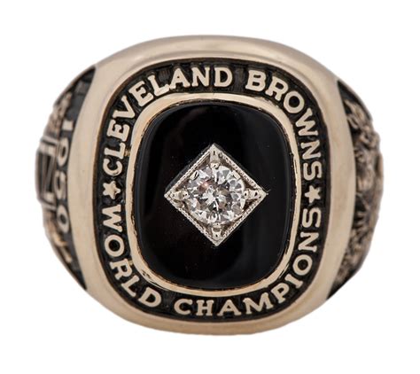 Lot Detail - 1950 Cleveland Browns NFL Championship Ring