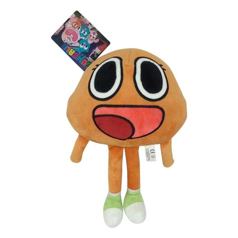 The Amazing World Of Gumball Stuffed Orange Color With Big Black And