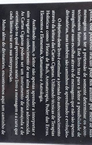 Livro Tarô O Caminho Sagrado das Cartas Ciganas 36 Cartas