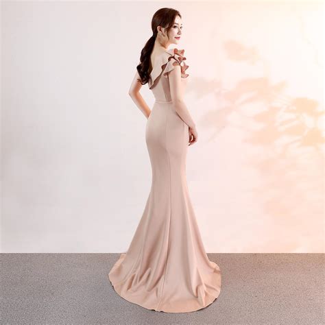 VÁY DẠ HỘI DC089 NUDE Thanh An Dress