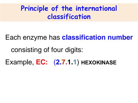 SOLUTION: Enzyme classification - Studypool