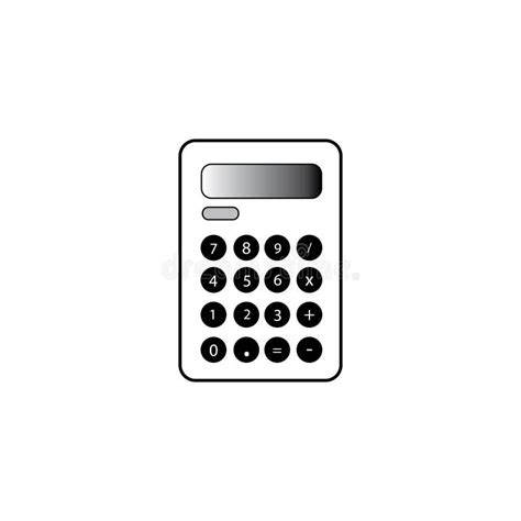 Calculator Logo Icon Vector Stock Illustration Illustration Of