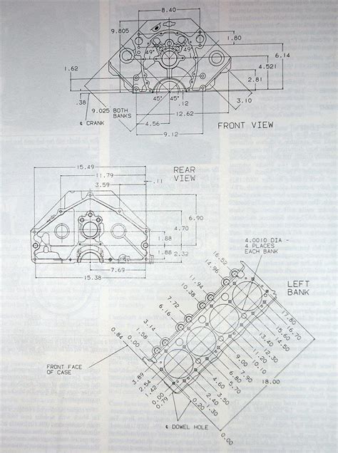 Small Block Chevy Engine Dimensions