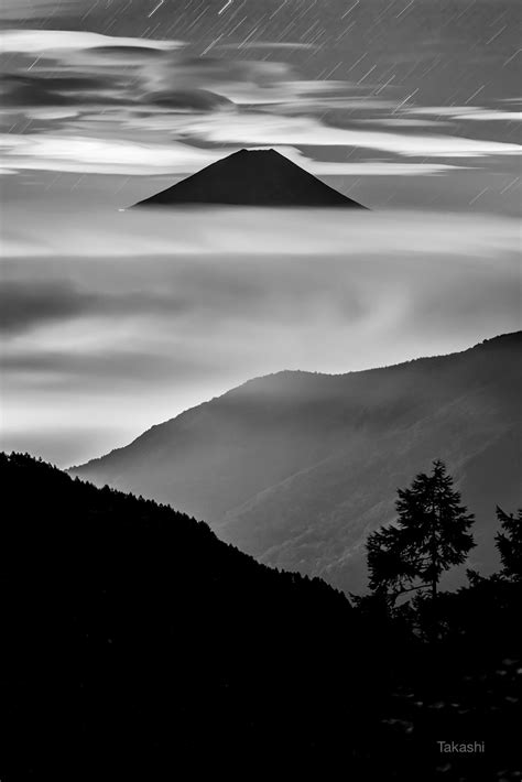 Nature Landscape Mount Fuji Japan Sunrise Forest Mountain Mist Hd