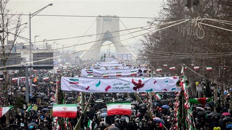 El Aniversario De La Revolución Iraní Contra El Sha Marcado Por La