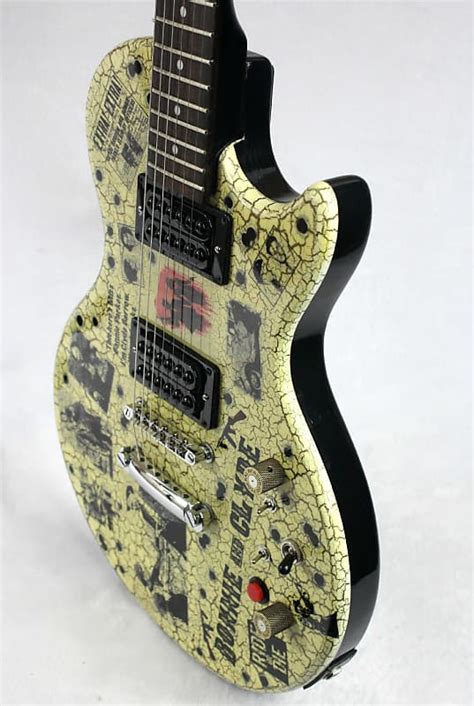 Custom Crackle Painted And Upgraded Epiphone Lp Special Ll Reverb