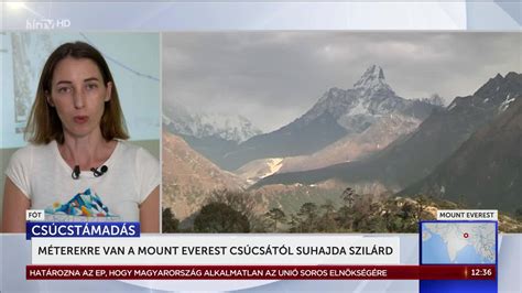 Méterekre van a Mount Everest csúcsától Suhajda Szilárd