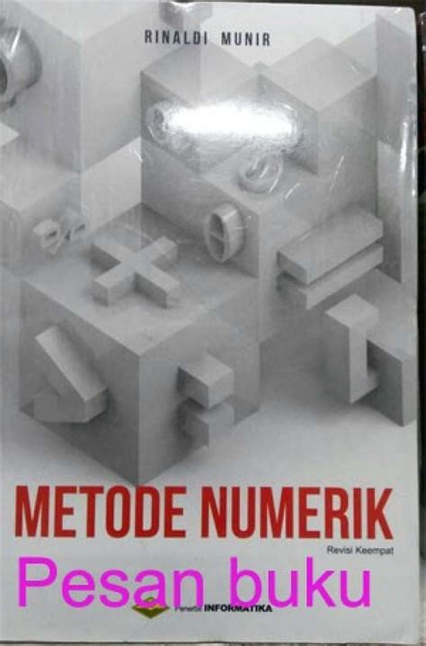 Promo Buku Metode Numerik Edisi Revisi Ke Diskon Di Seller