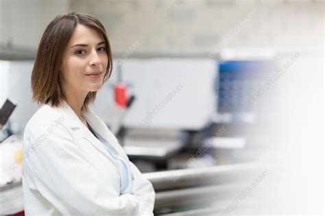 Portrait Confident Female Engineer Stock Image F0160274 Science