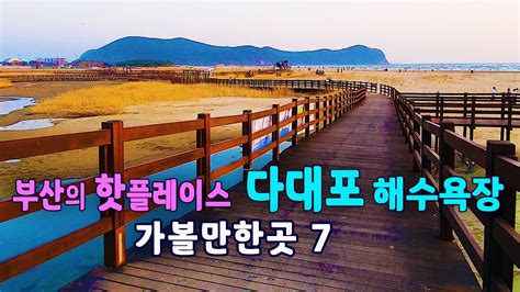 부산여행 다대포해수욕장의 핫 플레이스 여행지를 소개해 드립니다 부산여행 부산바다 부산가볼만한곳 일몰명소 다대포