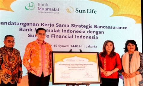 Sun Life Financial Indonesia Dan Bank Muamalat Indonesia Menandatangani