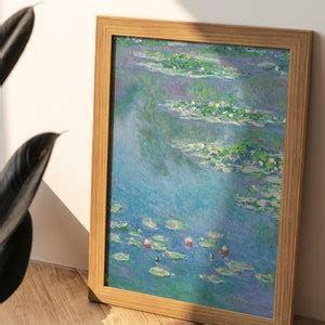 Claude Monet Poster Water Lilies Monet Wall Art Monet Print Floral ...