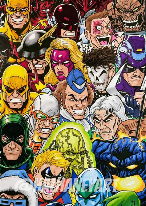 Flash Rogues Gallery X Fine Art Print Etsy