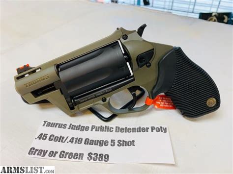 Armslist For Sale New Taurus Judge Public Defender Poly Colt