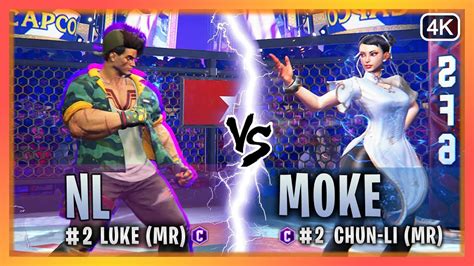 Sf Luke Nl Vs Chun Li Moke Street Fighter Youtube