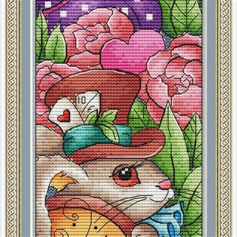 Alice In Wonderland Cross Stitch Pattern Alice In Wonderland Etsy