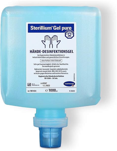 Hartmann Sterillium Gel Pure H Nde Desinfektionsgel Ethanol