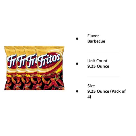 New Fritos Flamin Hot Flavored Corn Chips 9 25oz 4