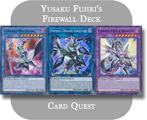 Yu Gi Oh Vrains Deck Completo De Links De Drag Es De Firewall De